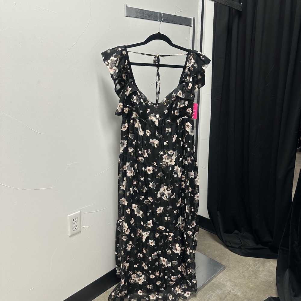 Buddy Love Black and White Maxi Sundress